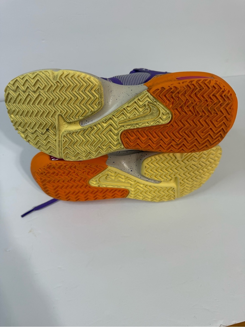Nike Kids Purple, Orange & Hot Pink Athletic Sneakers - Picture 8 of 8